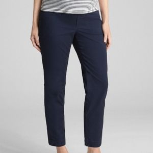 GAP Maternity Slim City Crop Chinos Pants